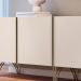 Aparador Buffet Bar Living Para Sala de Estar 04 Portas 220 cm Santiago B01 Off White - Lyam