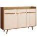 Aparador Buffet Sala de Jantar Moscou com Espelho Adnet 54 cm B02 Off White - Lyam Decor