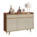 Aparador Buffet Sala de Jantar Retrô Moscou B02 Cinamomo Off White - Lyam Decor
