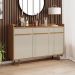 Aparador Buffet Sala de Jantar Retrô Moscou B02 Cinamomo Off White - Lyam Decor
