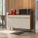 Aparador Buffet Sala de Jantar Retrô Moscou B02 Cinamomo Off White - Lyam Decor
