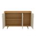 Aparador Buffet Sala de Jantar Retrô Moscou B02 Cinamomo Off White - Lyam Decor