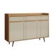 Aparador Buffet Sala de Jantar Retrô Moscou B02 Cinamomo Off White - Lyam Decor