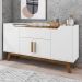Aparador Buffet Sala de Jantar com 04 Portas 01 Gaveta Future B02 Branco Cinamomo - Lyam Decor