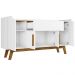 Aparador Buffet Sala de Jantar com 04 Portas 01 Gaveta Future B02 Branco Cinamomo - Lyam Decor
