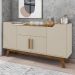 Aparador Buffet Sala de Jantar com 04 Portas 01 Gaveta Future B02 Off White Cinamomo - Lyam Decor