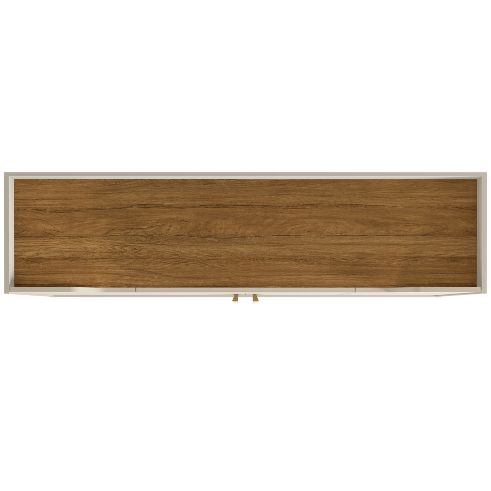 Aparador Buffet Sala de Jantar com 04 Portas 01 Gaveta Future B02 Off White Cinamomo - Lyam Decor