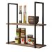 Aparador Decorativo Espelhado com Prateleira Multiuso Industrial D01 Design Demolição - Lyam Decor