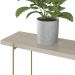 Aparador Decorativo Industrial Para Sala Estar Jantar Aço Moric L05 Off White Dourado - Lyam Decor