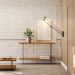 Aparador Decorativo Industrial Para Sala de Estar Jantar Aço Moric L05 Nature Preto - Lyam Decor