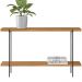 Aparador Decorativo Industrial Para Sala de Estar Jantar Aço Moric L05 Nature Preto - Lyam Decor