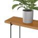 Aparador Decorativo Industrial Para Sala de Estar Jantar Aço Moric L05 Nature Preto - Lyam Decor