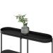 Aparador Decorativo Industrial Para Sala de Estar Jantar Sintético Nord L05 Preto - Lyam Decor