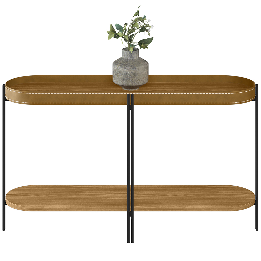 Aparador Decorativo Industrial Sala de Estar Jantar Sintético Caramelo Nord L05 Nature - Lyam Decor