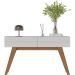 Aparador Decorativo Para Sala De Estar 02 Gavetas Meira C04 Off White Matte - Lyam