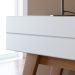 Aparador Decorativo Para Sala De Estar 02 Gavetas Meira C04 Off White Matte - Lyam