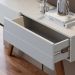 Aparador Decorativo Para Sala De Estar 02 Gavetas Meira C04 Off White Matte - Lyam