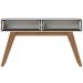 Aparador Decorativo Para Sala De Estar 02 Gavetas Meira C04 Off White Matte - Lyam