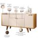 Aparador Para Sala Buffet Com 04 Portas 02 Gavetas Havana B01 Off White Cinamomo - Lyam Decor
