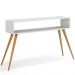 Aparador Para Sala de Estar Pés Palito Mônaco L03 Branco - Lyam Decor