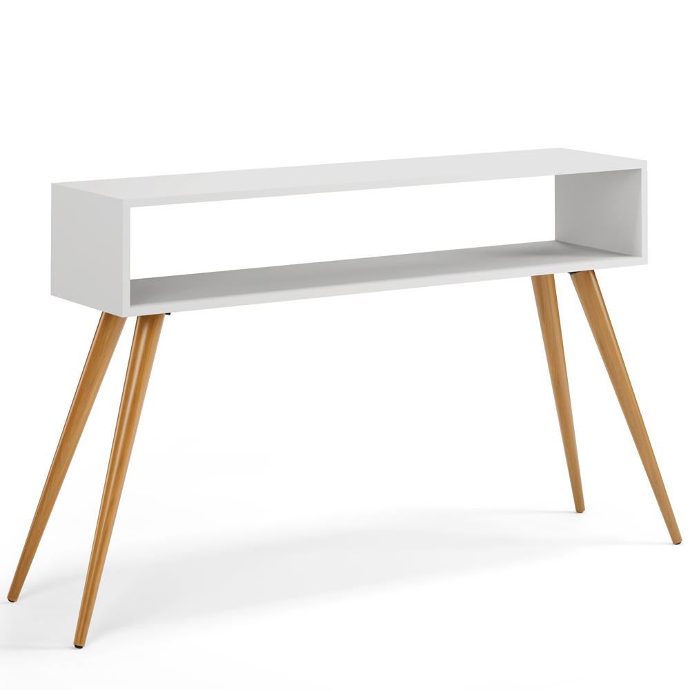 Aparador Para Sala de Estar Pés Palito Mônaco L03 Branco - Lyam Decor