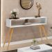 Aparador Para Sala de Estar Pés Palito Mônaco L03 Branco - Lyam Decor