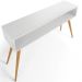 Aparador Para Sala de Estar Pés Palito Mônaco L03 Branco - Lyam Decor