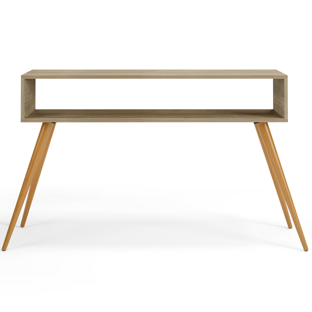 Aparador Para Sala de Estar Pés Palito Mônaco L03 Castanho - Lyam Decor