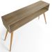 Aparador Para Sala de Estar Pés Palito Mônaco L03 Castanho - Lyam Decor