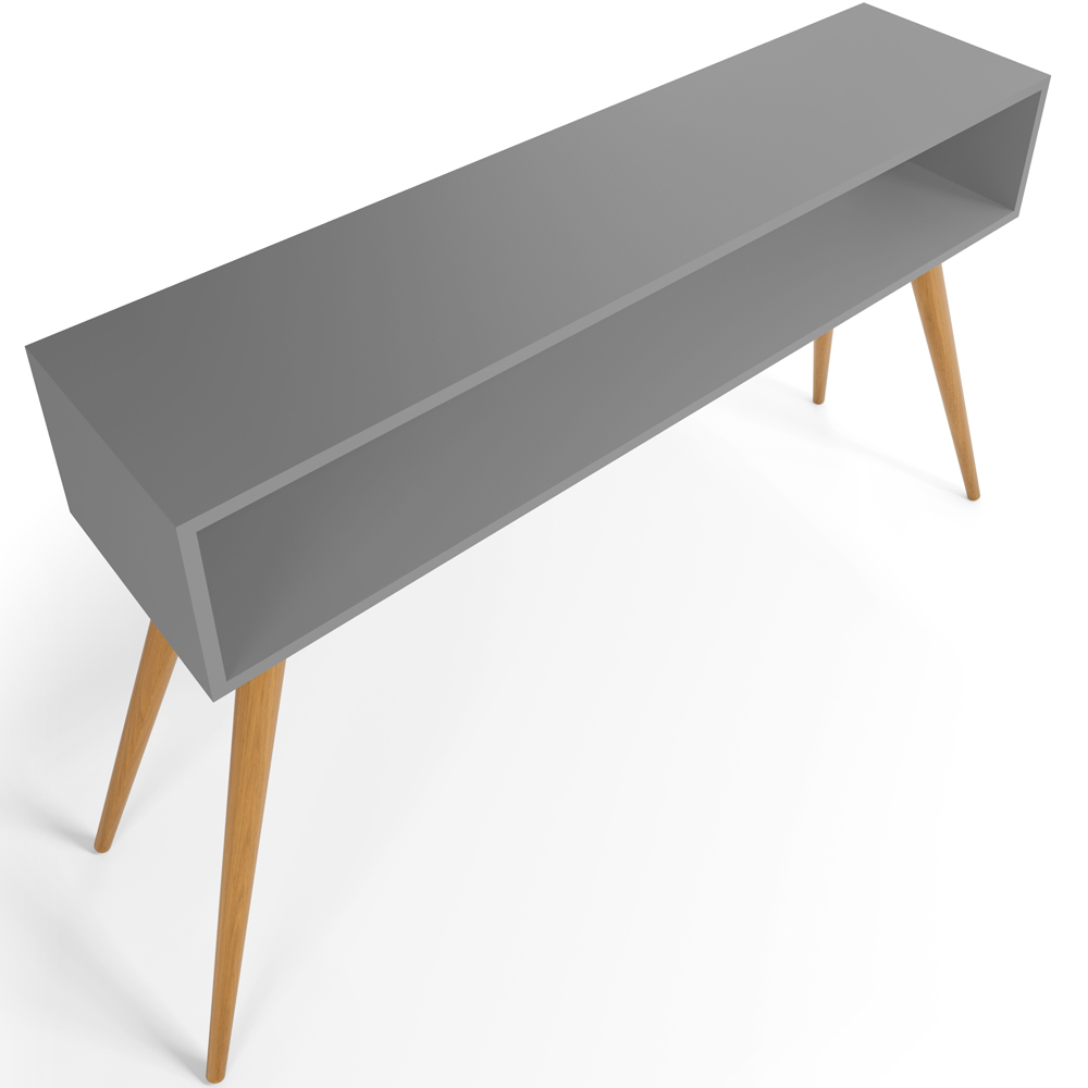 Aparador Para Sala de Estar Pés Palito Mônaco L03 Cinza - Lyam Decor
