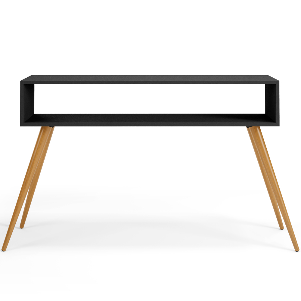 Aparador Para Sala de Estar Pés Palito Mônaco L03 Preto - Lyam Decor