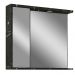 Armário Aéreo Para Banheiro 80cm Com 01 Porta E Espelho Loft B06 Portoro - Lyam Decor