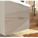 Armário Balcão Gabinete Para Banheiro 60cm Com 03 Gavetas Pietra B06 Gianduia Brilho - Lyam Decor