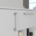 Armário Balcão Gabinete Para Banheiro 70cm Com 01 Gaveta 01 Porta Bia B06 Branco - Lyam Decor