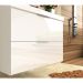 Armário Balcão Gabinete Para Banheiro 80cm Com 03 Gavetas Pietra B06 Branco Brilho - Lyam Decor