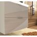 Armário Balcão Gabinete Para Banheiro 80cm Com 03 Gavetas Pietra B06 Gianduia Brilho - Lyam Decor