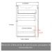 Armário Balcão Gabinete Para Banheiro 80cm Com 03 Gavetas Pietra B06 Preto Brilho - Lyam Decor