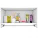 Armário Multiuso Aéreo Cabideiro Grécia L03 Branco - Lyam Decor