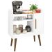 Balcão Aparador Buffet Para Café 01 Porta B02 Branco - Lyam Decor