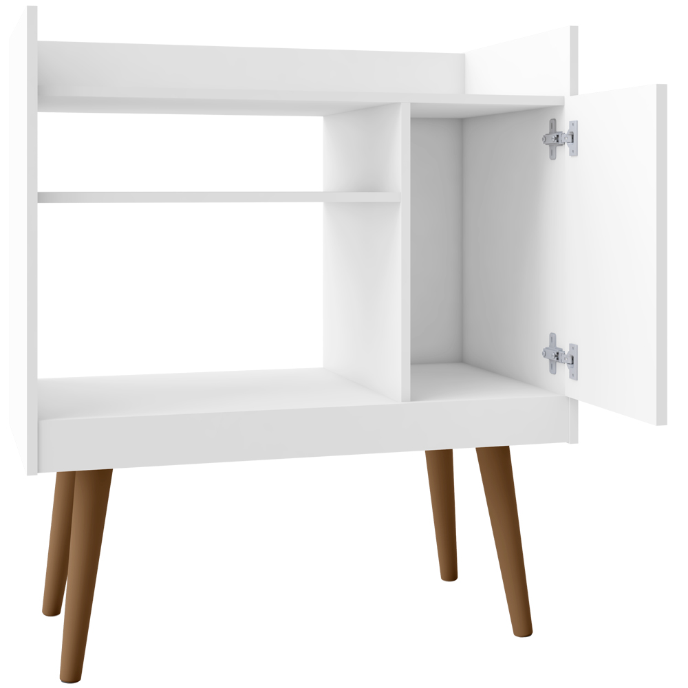 Balcão Aparador Buffet Para Café 01 Porta B02 Branco - Lyam Decor