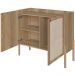 Balcão Aparador Cantinho do Café Pés Madeira Moss A03 Hanover Roble - Lyam Decor