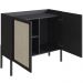 Balcão Aparador Cantinho do Café Pés Madeira Moss A03 Nero Preto - Lyam Decor