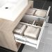 Balcão Gabinete Para Banheiro 60cm Com 01 Gaveta Malta B06 Barrique Branco - Lyam Decor