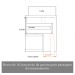 Balcão Gabinete Para Banheiro 60cm Com 01 Gaveta Malta B06 Barrique Branco - Lyam Decor