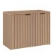Balcão Gabinete Para Banheiro 80 cm 02 Gavetas E 01 Porta Nice B06 Nogal Noce Amêndoa - Lyam Decor