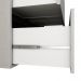 Balcão Gabinete Para Banheiro 80 cm 03 Gavetas Urban B06 Argento Preto - Lyam Decor