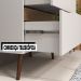 Balcão Gabinete Para Banheiro Com Pés e Lavatório 80cm Evie B06 Branco Tau - Lyam Decor