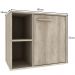 Balcão Gabinete Suspenso Para Banheiro 60 cm Com 01 Porta Anne B06 Barrique - Lyam Decor
