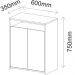 Balcão Multiuso Escritório Sala Cool A02 02 Portas Branco - Lyam Decor