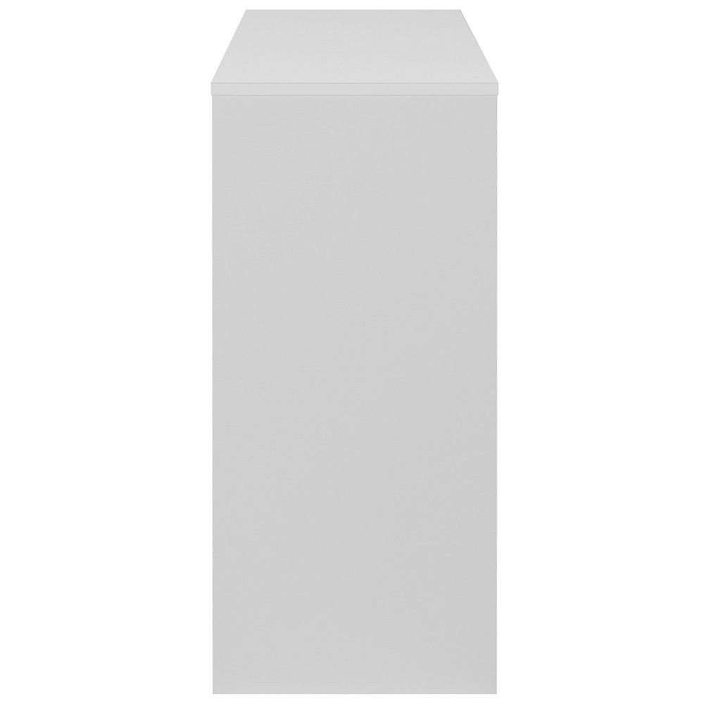 Balcão Multiuso Escritório Sala Cool A02 02 Portas Branco - Lyam Decor